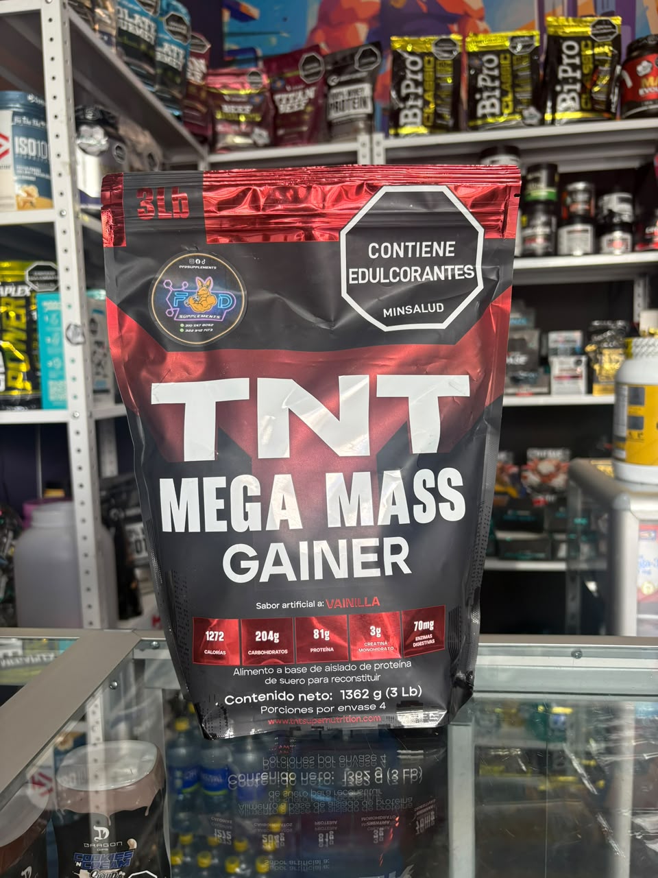 Proteína TNT Mega Mass Gainer 2 Libras
